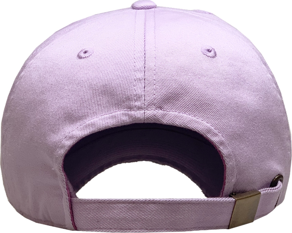 Lavender Distressed Vintage Baseball Cap Back View